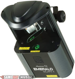 American DJ Emerald Scan II DMX 512 Green Laser-DJ Lighting: American DJ Emerald Scan II DMX 512 Green Laser 
