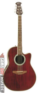 Applause AE128 Super-Shallow Bowl Cutaway Acoustic-Electric Guitar