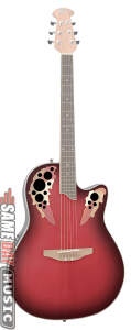 Applause AE148 Super-Shallow Bowl Cutaway Acoustic-Electric Guitar
