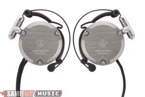 Audio Technica ATHEM7GM Aluminum Clip-On Headphones-Headphones: Audio Technica ATHEM7GM Aluminum Clip-On Headphones 