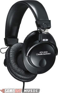 Audio Technica ATHM30 Closed-Back Stereo Monitor Headphones