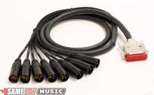 CBI Multi-Track Snake with Mogami Cable (25 Pin D-Sub To 8 XLR Male)