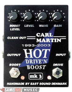Carl Martin Hot Drive-N-Boost MK3 Pedal