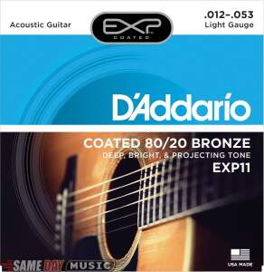DAddario EXP11 Coated 8020 Bronze Acoustic Strings