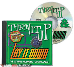 Drum Fun Turn It Up and Lay It Down Volume 3 CD - Rock-It