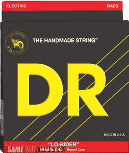 DR Strings MH545 Lo-Rider 5-String Electric Bass Strings (Medium, 45-125)