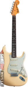 Custom Guitars - Fender Yngwie Malmsteen Stratocaster Electric Guitar (Rosewood, with Case) (Sonic Blue) - Custom Guitars
