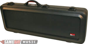 Gator GPEBASS Deluxe ATA Molded Electric Bass Case-Bass Guitar Cases: Gator GPEBASS Deluxe ATA Molded Electric Bass Case 