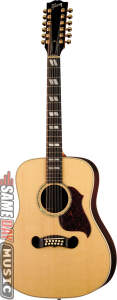 Gibson Songwriter Deluxe 12-String Square Shoulder Dreadnought Acoustic-Electric Guitar (with Case)