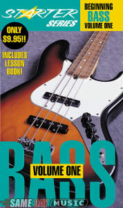 Starter Series Beginning Bass Volume One Book and Video-Bass Guitar Books, Videos, and CD-ROMs: Starter Series Beginning Bass Volume One Book and Video
