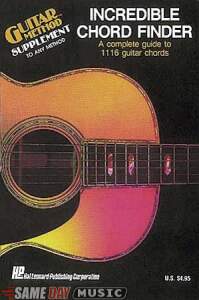 Incredible Chord Finder Book-Guitar Books, Videos, and CD-ROMs: Incredible Chord Finder Book 