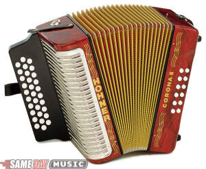 Hohner Corona II Diatonic Accordion-Other Keyboards: Hohner Corona II Diatonic Accordion