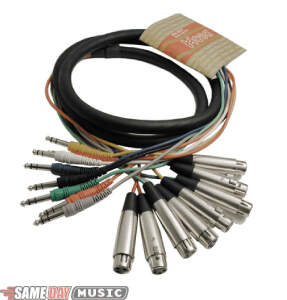 Hosa STX803F 8-Channel (XLR Female to TRS) Audio Snake