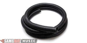 Hosa Black Cable Organizer - 10 feet (1 inch Diameter Plastic Tubing) (Model WHD410)