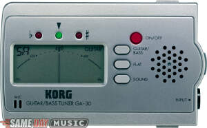 Korg GA30 Guitar and Bass Tuner-Guitar Accessories: Korg GA30 Guitar and Bass Tuner 