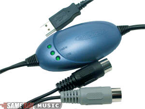 M-Audio MIDISport UNO 1x1 MIDI Interface with Cables and Connectors