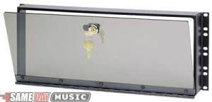 Middle Atlantic 4 Space (7 in.) Hinged Smoked Plexi Security Cover