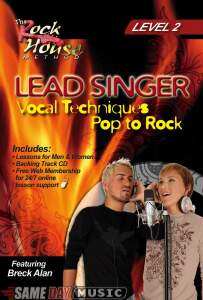 Rock House Lead Singer Vocal Techniques Pop to Rock Level 2 Video