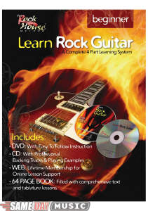 The Rock House Method Beginner Learn Rock Guitar Book