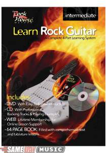 The Rock House Method Intermediate Learn Rock Guitar Book Picture