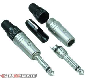 Neutrik NP2CBAG 1/4-inch Male Mono Connector