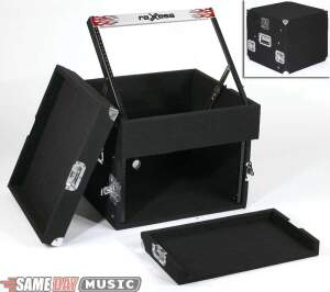 RaXXess Converta Rack Rolling Mixer Case With Recessed Hardware (10 Spaces over 6 Spaces)