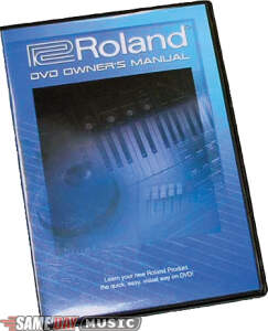 Roland DVD Owner's Manual For MV8000-Keyboard Books, Videos, and CD-ROMs: Roland DVD Owner's Manual For MV8000 