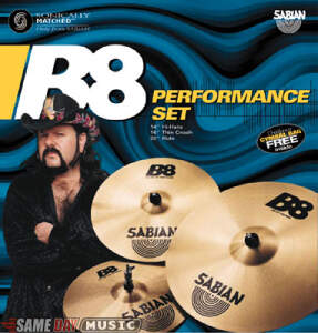 Sabian B8 Performance Set Cymbal Pack-Cymbals: Sabian B8 Performance Set Cymbal Pack 