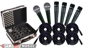 Shure SM57 and SM58 Microphone Package