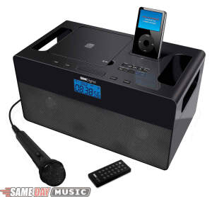 Singing Machine ISM370 CD+G Karaoke with iPod Dock-Karaoke: Singing Machine ISM370 CD+G Karaoke with iPod Dock