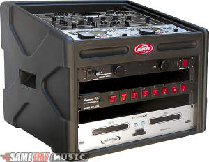 SKB 106DJ DJ Station Rack 10 Space Top 6 Space Bottom