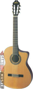 Washburn C104SCE Classical Cutaway Acoustic-Electric Guitar