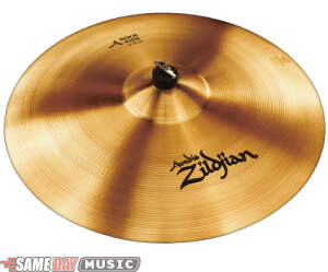 Zildjian A 21 Inch Rock Ride Cymbal with Traditional Finish