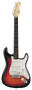 Fender Vintage Hot Rod 62 Stratocaster Electric Guitar (Rosewood, with Case)