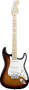 Fender VG Stratocaster Electric Guitar (Maple, with Case)