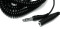 Hosa Coiled Headphone Extension Cable - 25 feet (Female 1/4 inch Phone to Male 1/4 inch Phone) (Model HPE225)