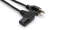 Hosa 3-Wire Grounded Right Angle Power Cable