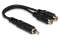Hosa Y Cable - 6 inch (RCA Male to 2 RCA Female) (Model YRA104)