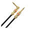 Monster Rock Guitar Cable with 1 Angled and 1 Straight Plug