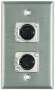 Proco Wall Plate with Dual Female XLR (Model WP1013)