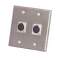 Proco Double Wall Plate with Dual Female XLR (Model WP2034)
