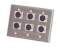 Proco Triple Wall Plate with 6 Female XLR (Model WP3002)
