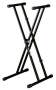 QuikLok QLX21 Double Braced X-Style Keyboard Stand