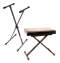 World Tour SXKB Single X Stand and Deluxe Keyboard Bench Package